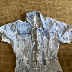 Free people denim jumper